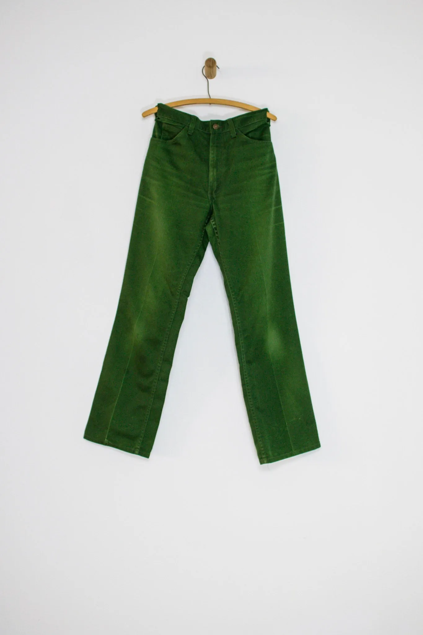 70's FORREST GREEN JEANS / 31