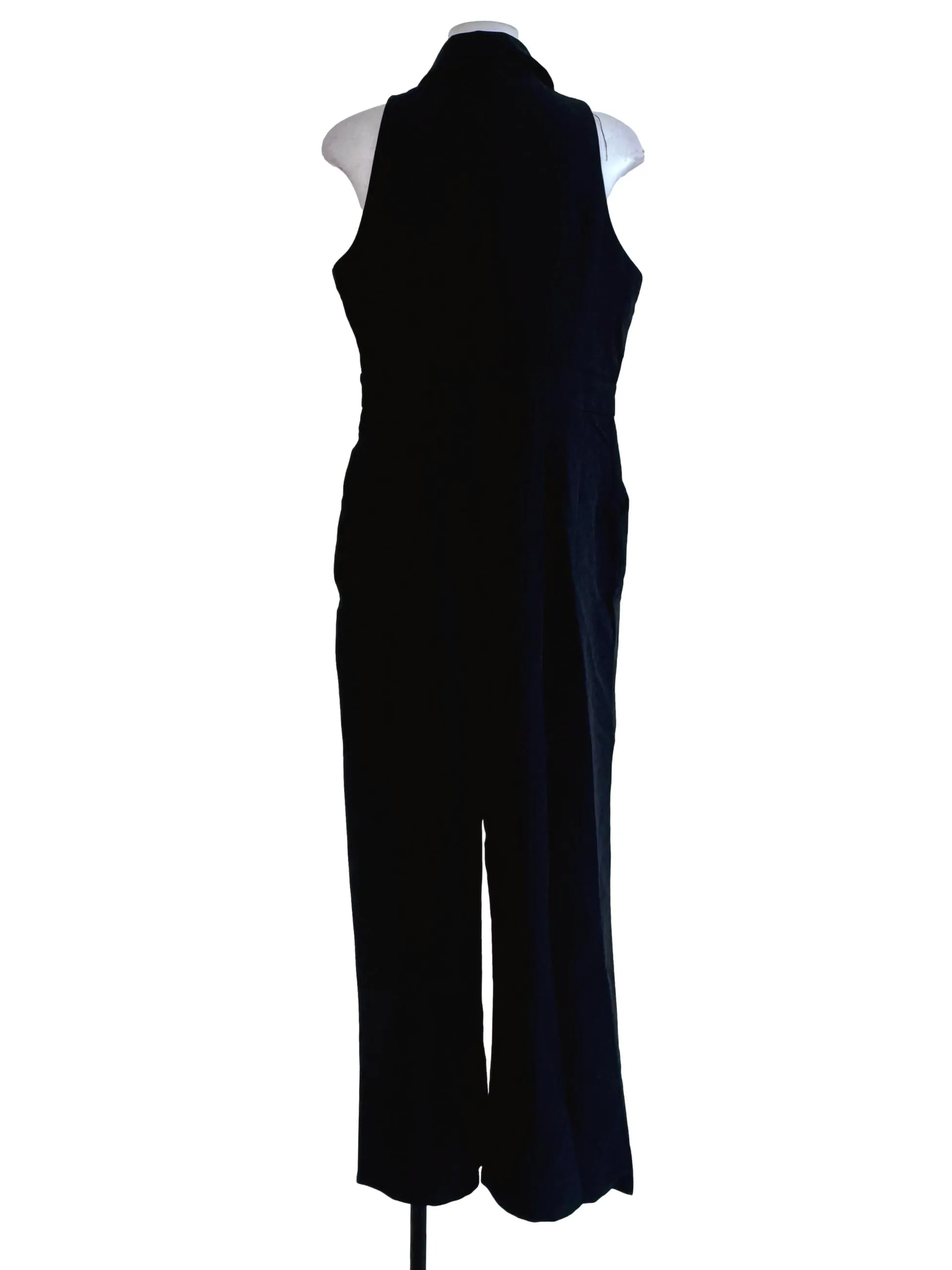 Black Sleeveless Jumpsuits