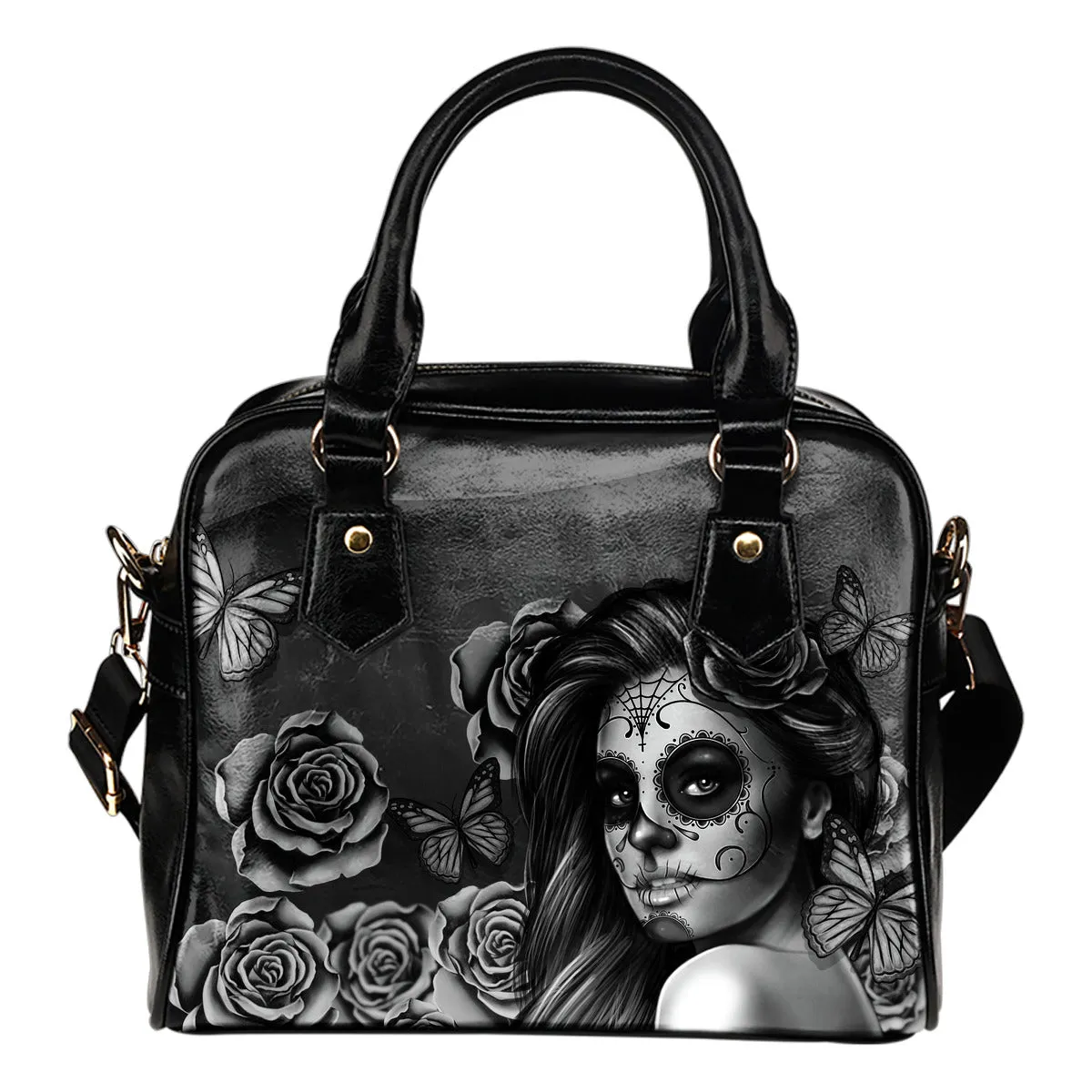 Calavera Shoulder Handbag