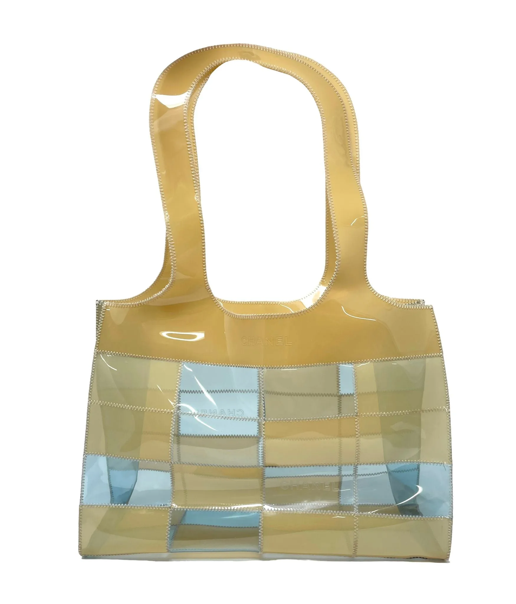 Chanel Yellow Patchwork Tote