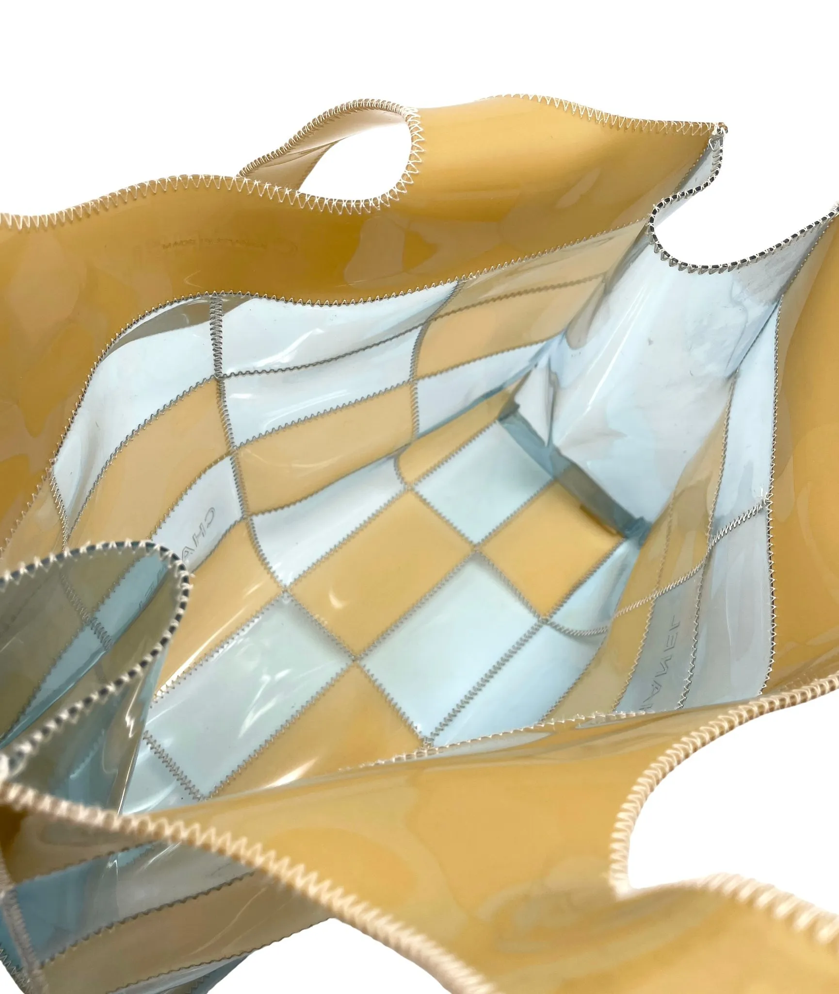 Chanel Yellow Patchwork Tote