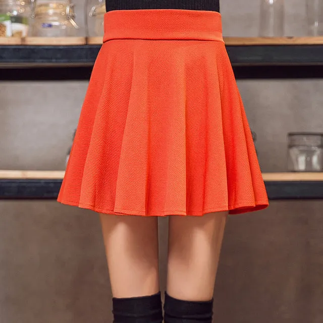 Clobee 2018 Woman Shorts Skirt Fashion High Waist Sexy Office Lady Skirts Female Elastic Mini Skirt Autumn Women Skirt