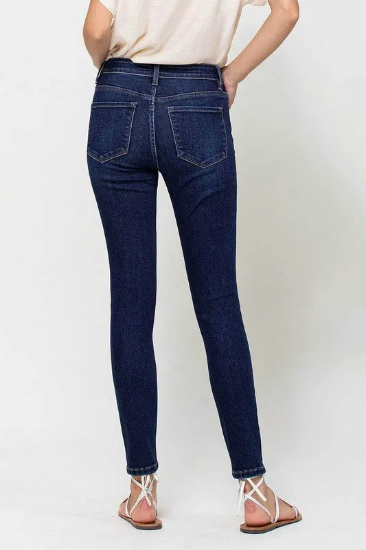 COMFORT STRETCH DK WASH HAYLIE ANKLE SKINNY