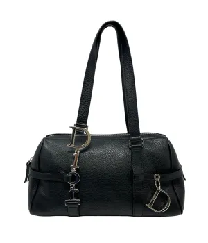 Dior Black Leather Shoulder Bag