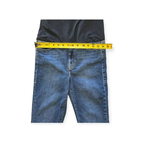 Good American Maternity SKINNY JEANS GLCDV873HM IBLUE615 Size 6/28