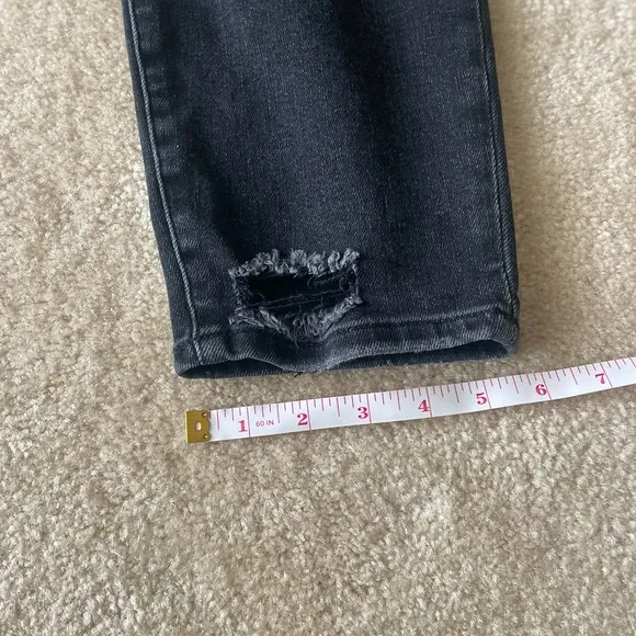 Good American stretchy high waisted skinny jeans. Women size 18. Black