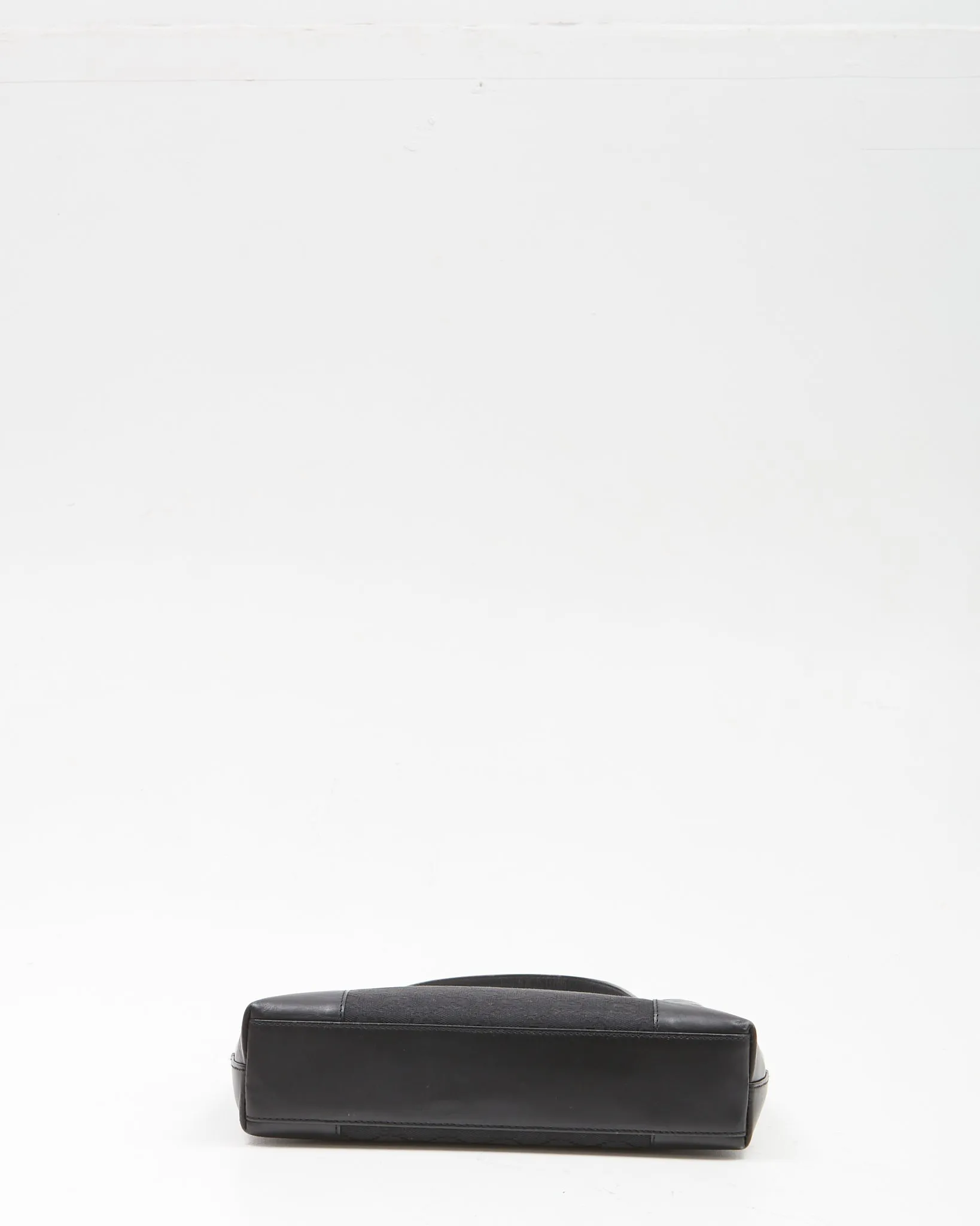 Gucci Black GG Canvas Shoulder Bag