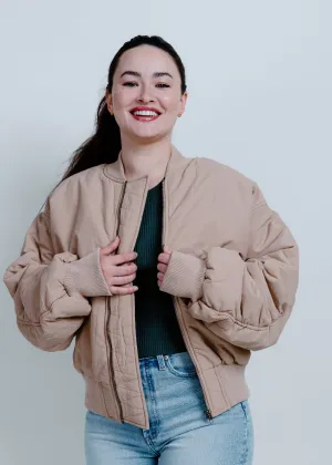 Harper Puffer Jacket - Beige