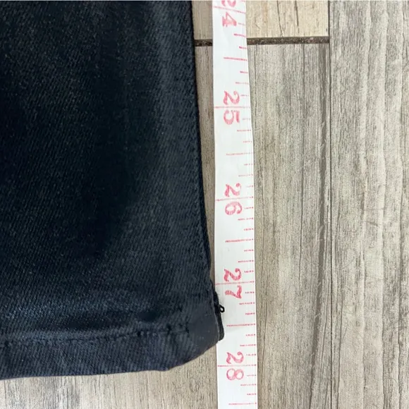 Hudson Jeans Barbara Black Coated Bootcut Jeans
