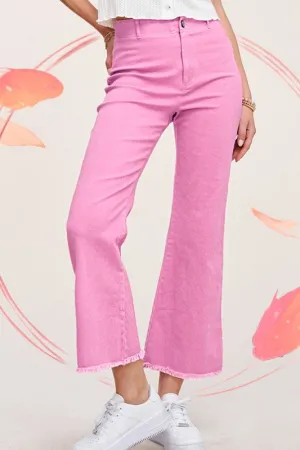 Judy Cropped Flared Pants