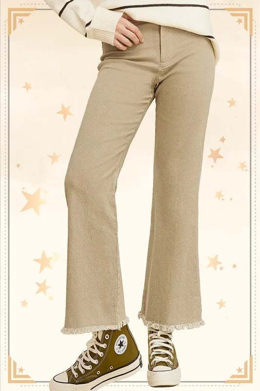 Judy Cropped Flared Pants