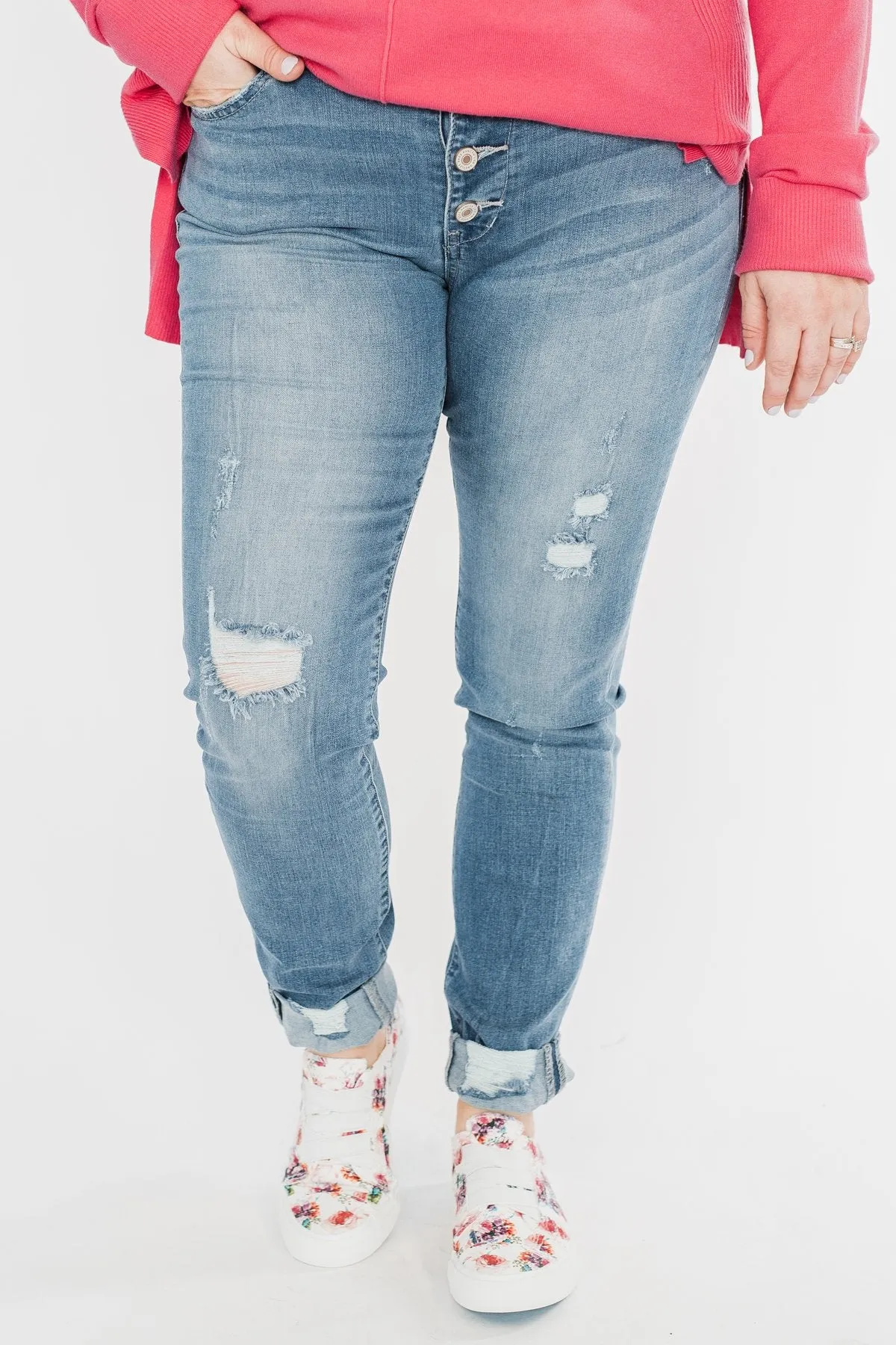 KanCan Reese Jeans- Medium Wash