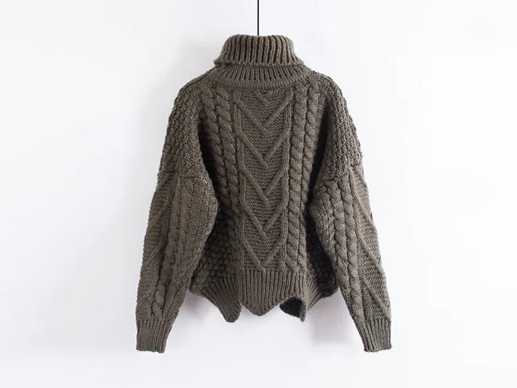 Katie Weinsky Knitted Cable Oversize Sweaters