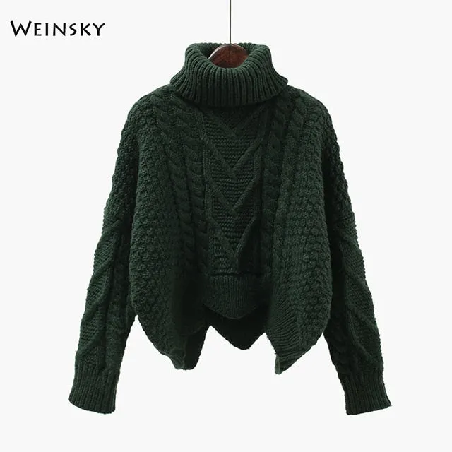 Katie Weinsky Knitted Cable Oversize Sweaters