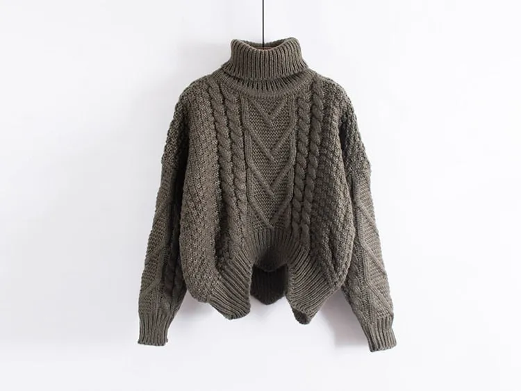 Katie Weinsky Knitted Cable Oversize Sweaters