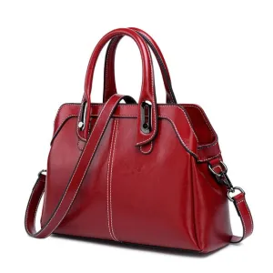 Leather Luxury Handbag | Shoulder Bag For Women | Vintage Business Genuine Leather Hand Bag
