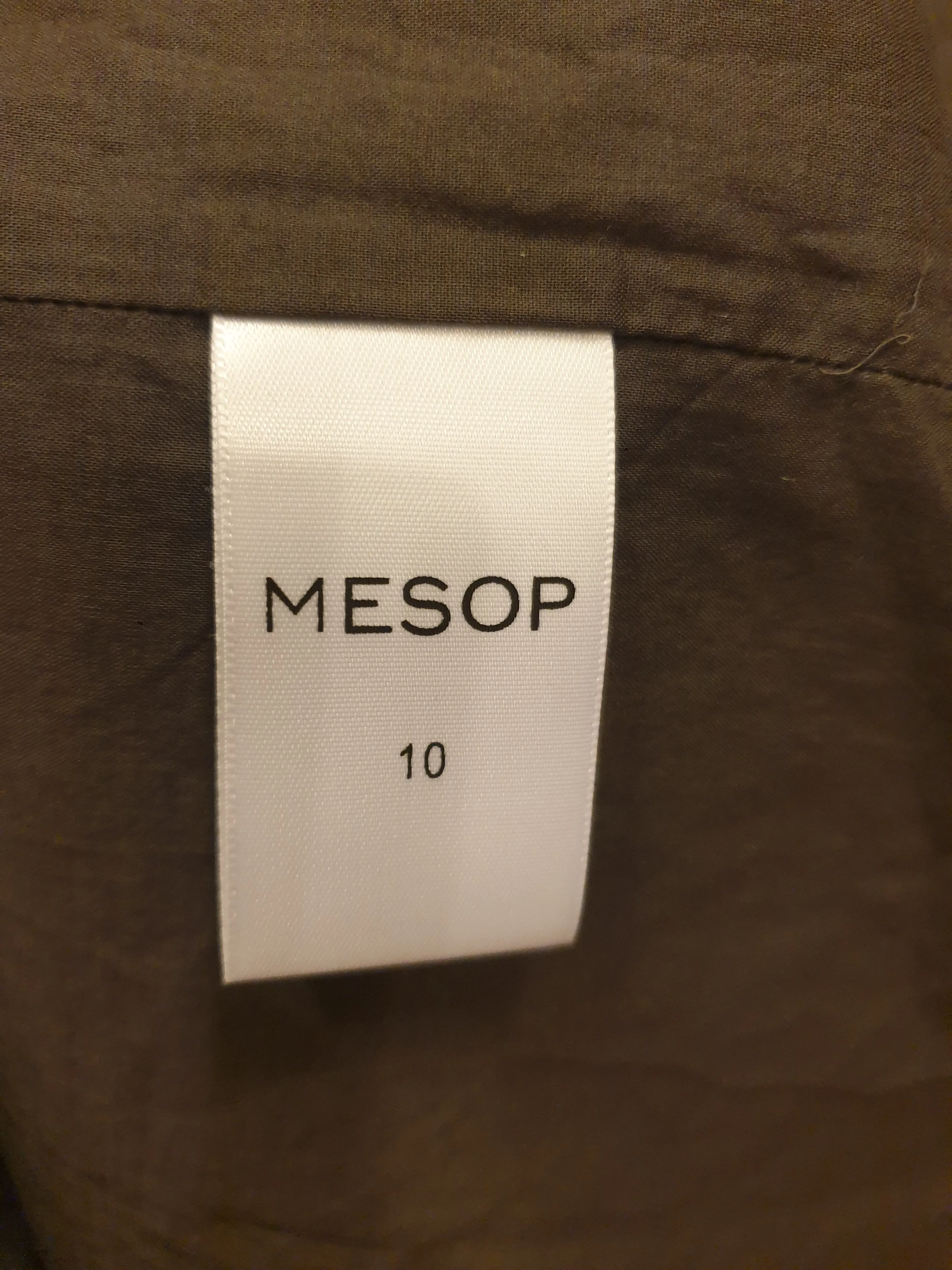 Mesop grey print sleeveless dress size 10