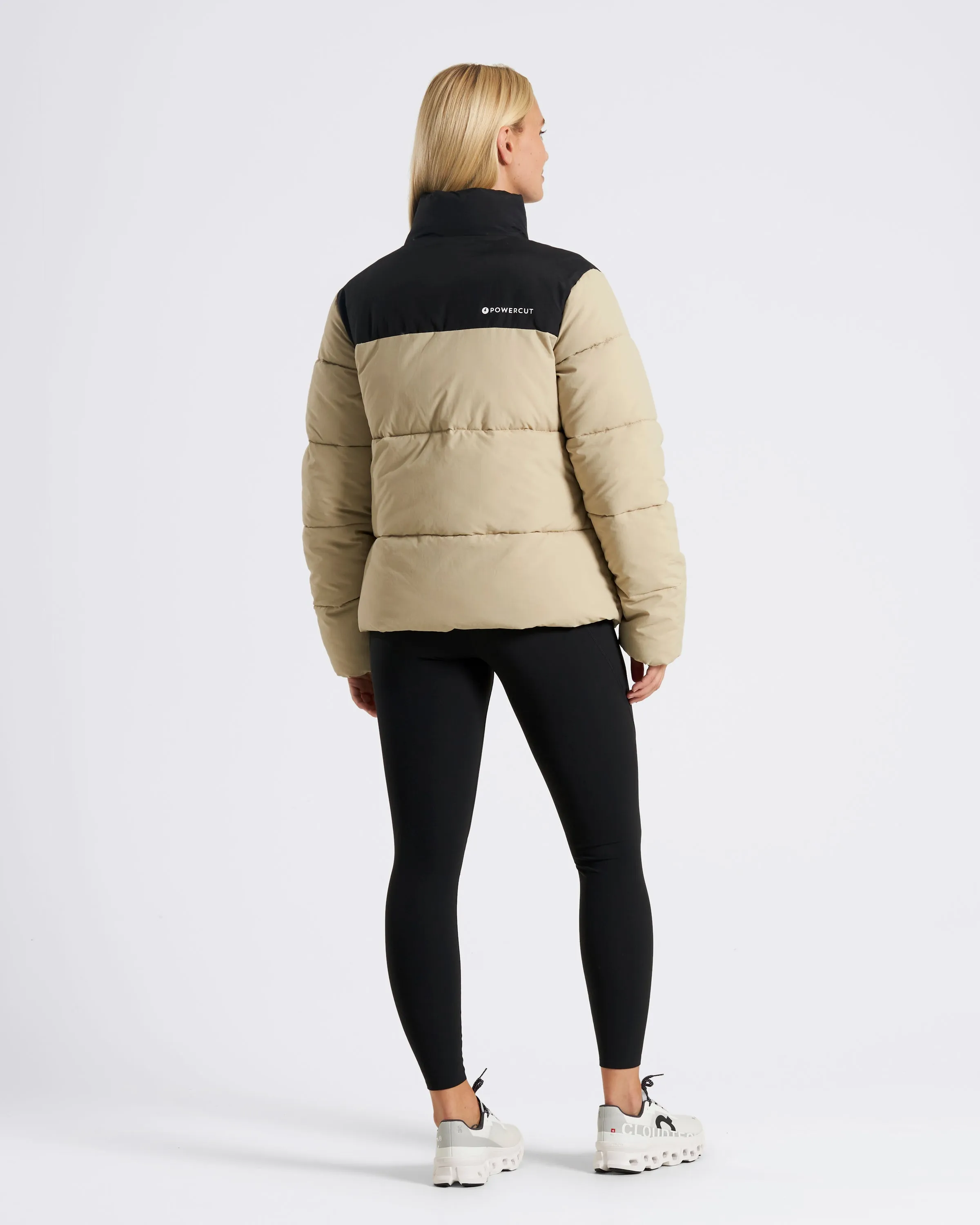 OUTSIDER Puffer Jacket Beige