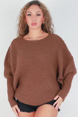 PAY ATTENTION DOLMAN SWEATER