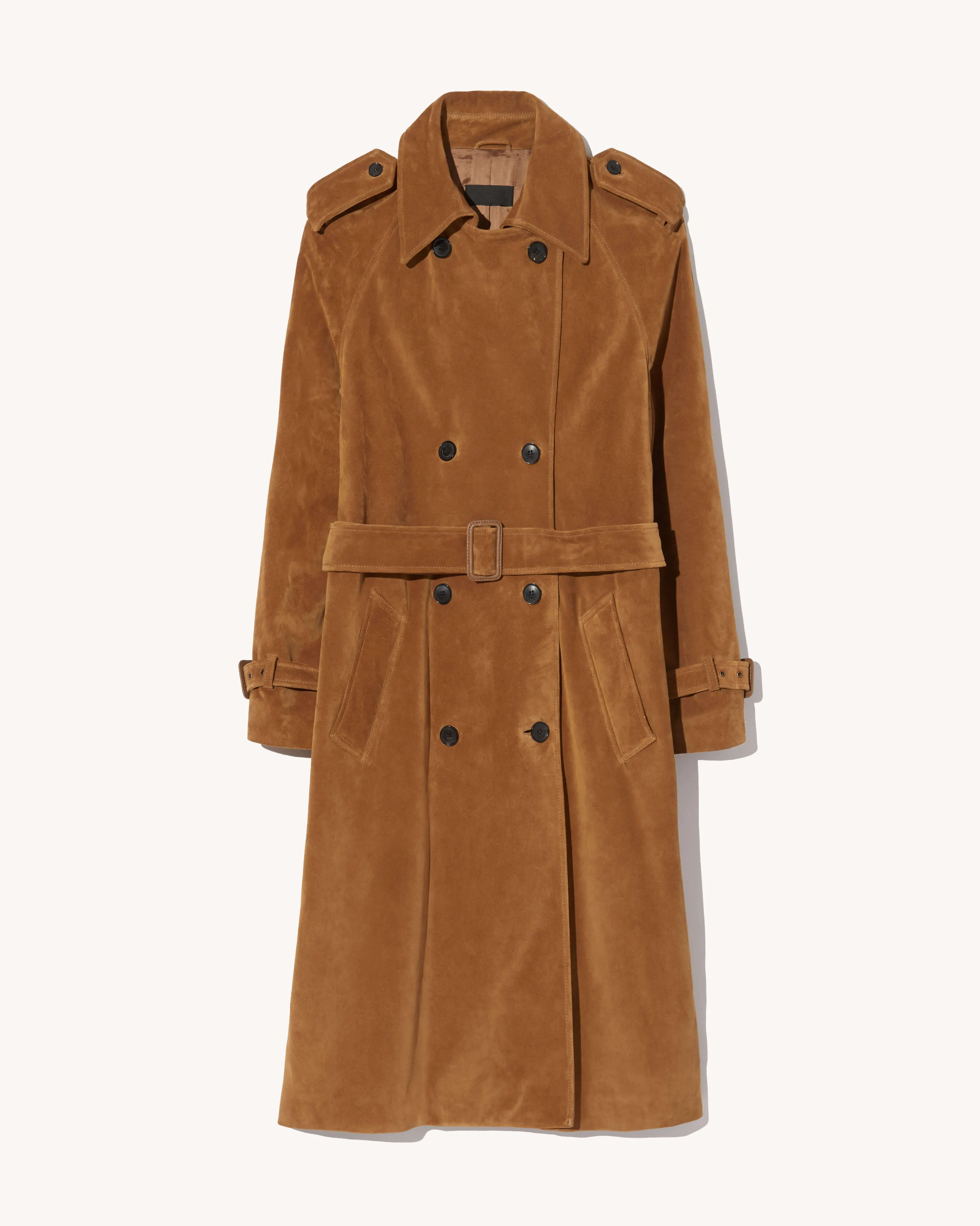 RENEA SUEDE TRENCH COAT