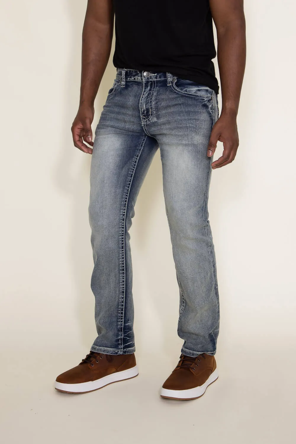 True Luck Kirk Bootcut Stretch Jeans for Men | TL19150019
