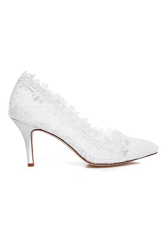 Wedding/ Bridal Shoes With Lace