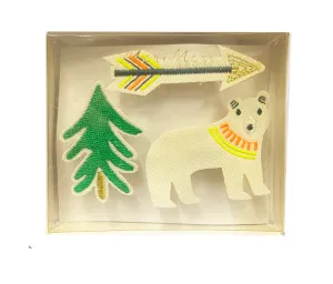 Wilderness Embroidered Brooches